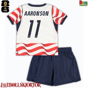 Förenta stater Brenden Aaronson #11 Hemmakläder Barn VM 2026 Kortärmad (+ Korta byxor)